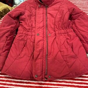 PACIFIC TRAIL Red quilted Large jacket Outdoor Girls size Large 14.SKU9
